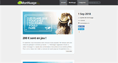 Desktop Screenshot of blog.monnuage.fr